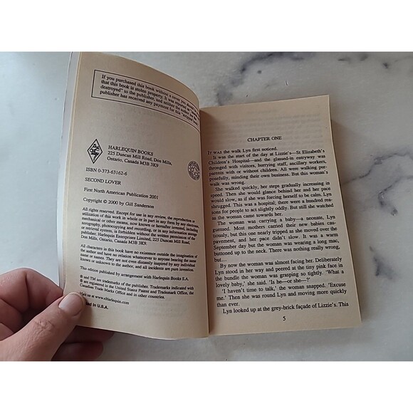 Second Lover By Gill Sanderson Paperback - Picture 4 of 10